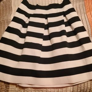 Black and white skirt